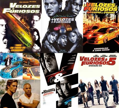 filmes e series COLEÇÃO VELOZES E FURIOSOS 1 AO 7 COMPLETO