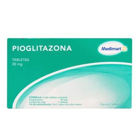 Pioglitazona Medimart 30 Mg 7 Tabletas Walmart