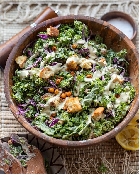 Simple Vegan Kale Caesar Recipe Cart