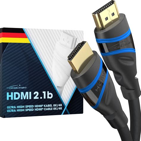 KabelDirekt 8K 4K HDMI Kabel 0 5 M 8K 60Hz Amazon De Elektronik