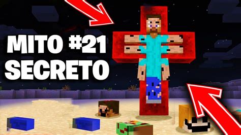 Rompi Mitos Secretos De Minecraft Youtube