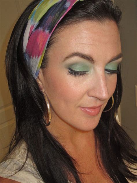 Loving how 6 shades of my blended green shadow turned out. # ...