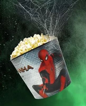 Balde Homem Aranha Longe De Casa Cinépolis 4lt Pipoca Marvel MercadoLivre