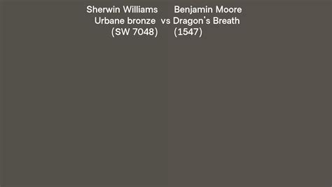 Sherwin Williams Urbane Bronze Sw 7048 Vs Benjamin Moore Dragons