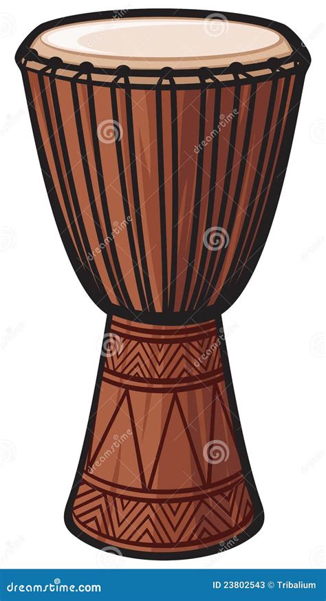 African Drum Stock Vector Illustration Of Indigenous 23802543