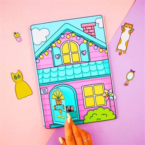 Paper Dolls Casinha De Boneca De Papel Para Imprimir