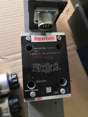 New X Rexroth Proportional Valve Wrse V G K A V R Ebay