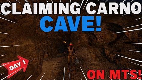 Claiming Carno Cave Day On Ark S Most Populated Server Ark Mts Pvp