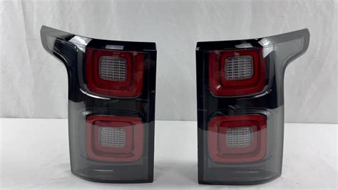 Rovce Led Tail Light Rear Lamp Black Version For Land Rover Range Rover