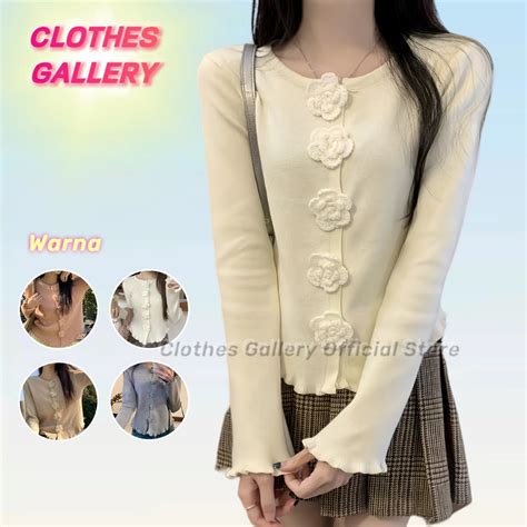 Jual Clothesgallery Cardigan Rajut Wol Premium Gaya Chic Fit Soft Knit