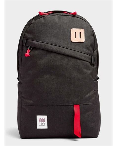 Topo Canvas Daypack Classic Backpack in Black for Men | Lyst