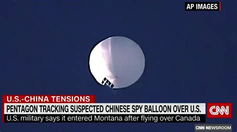 Government Officials Tracking Suspected Chinese Spy Balloon Over Us News Link Live