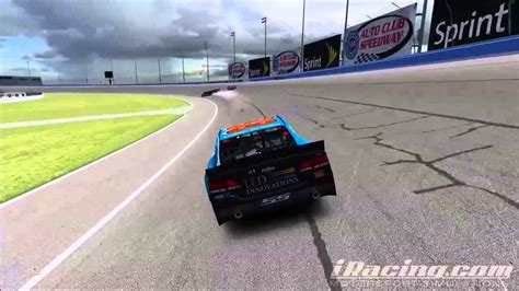 Nascar Iracing Series Autoclub Speedway Race And Practice Youtube