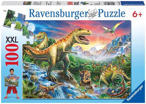 Puzzle Âge des dinosaures XXL 100 pieces PuzzleMania fr