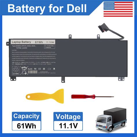 Battery For Dell Xps Precision M T Trm H Mv D Wj Y W