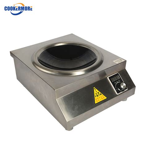 Hotel Restaurant Knob Control High Power Concave Commercial Induction Cooker China High Power