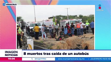 Ocho personas perdieron la vida tras la caída de un autobús Noticias