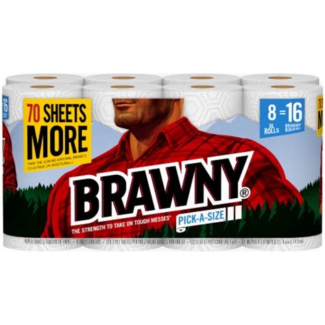 Brawny Pick A Size Xl Roll Paper Towels Rolls Kroger