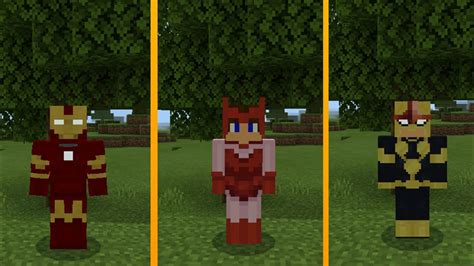 Lançou o novo addon mod de VINGADORES para o Minecraft PE YouTube