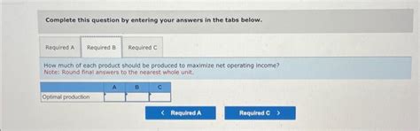 Solved Glover Company makes three products in a single | Chegg.com 