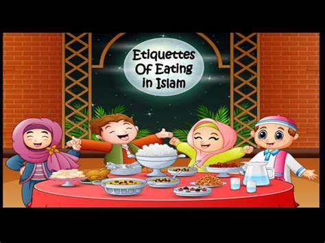 Islamic Table Manners For Kids