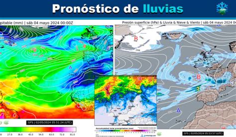 Así llegan los ríos de humedad para dejar fuertes lluvias y