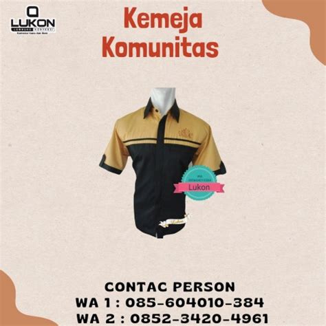 KONVEKSI WA 085 604010 384 Kemeja Komunitas Merangin PRAKERIN 2023