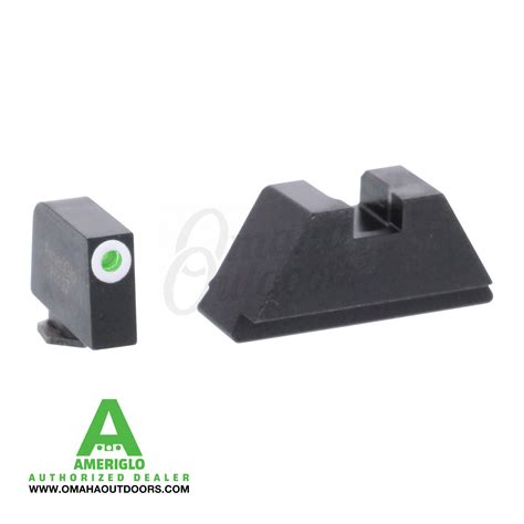 Ameriglo Xl Tall Suppressor Glock Sights White Front Omaha Outdoors