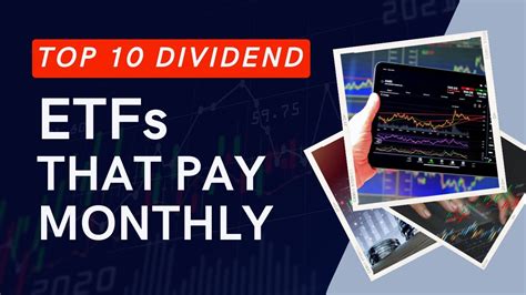 Top 10 Dividend Etfs That Pay Monthly To Buy Now Youtube