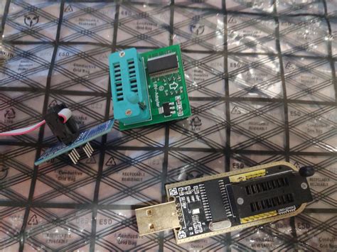 Прошивка биоса на АМД мат платы через переходник 1,8v + обычная без ...