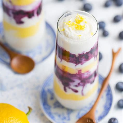 Lemon Blueberry Parfaits Baking A Moment