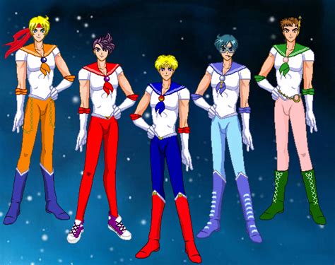 Inner Senshi Male Version By Sailormillenium On Deviantart