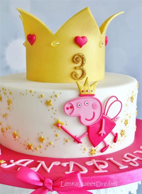 Goodinfo: Happy 3rd Birthday Peppa Pig Cake