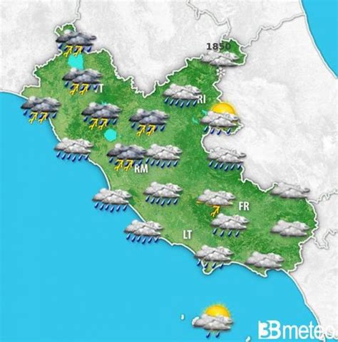 Meteo Lazio Nel Weekend Perturbazioni In Transito Con Piogge E