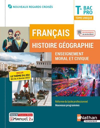 Fran Ais Histoire G Ographie Emc Term Bac Pro Livre Licence L Ve