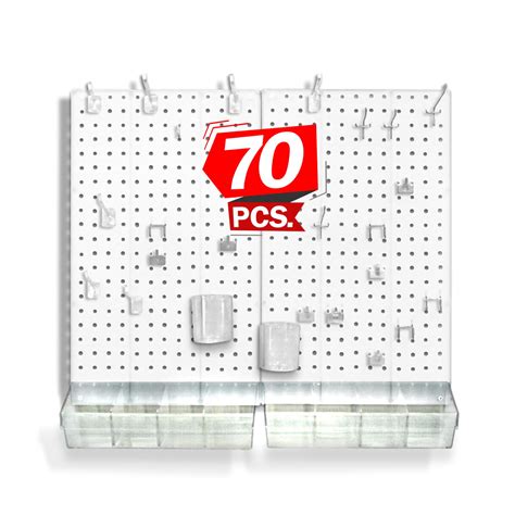 Mua Azar Displays 70 Piece Pegboard Organizer Kits White trên Amazon