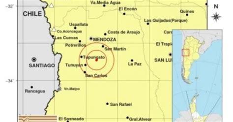 Mendoza Se Registró Un Fuerte Sismo De 5 4 Grados En La Escala De