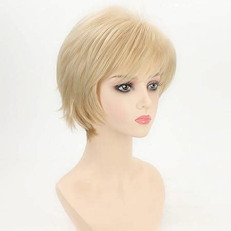 Amazon Sevencolors Wigs For White Women Short Blonde Wigs With