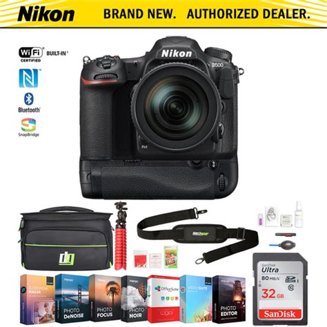 Nikon D500 209mp Cmos Dx Dslr Camera With 16 80mm Vr Lens 32gb