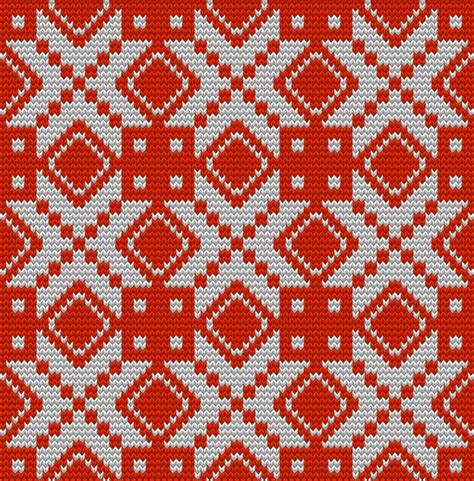 Premium Vector Nordic Knitted Perfect Seamless Pattern