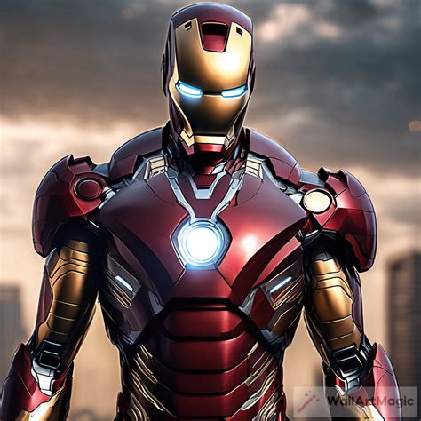 Photorealistic Depiction: Iron Man in Mark 50 Suit - Ultra-High ...