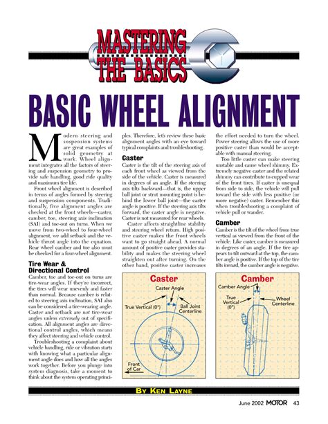 Caster Camber Tire-Wear Angles - DocsLib