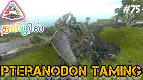 How To Tame Pteranodon Ark Survival Evolved Gameplay In Tamil Part 76 [crg] Youtube