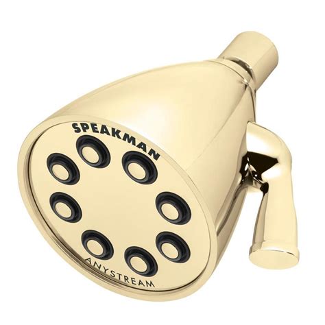 Speakman Signature Brass Polished Brass 3 Spray Shower Head At