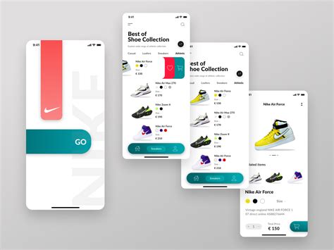 App For Nike By Alina Svistunova On Dribbble