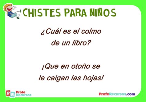 Chistes Para Ni Os Colecci N De Chistes Infantiles