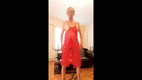 Nude Under My Red Robe Showing My Dick