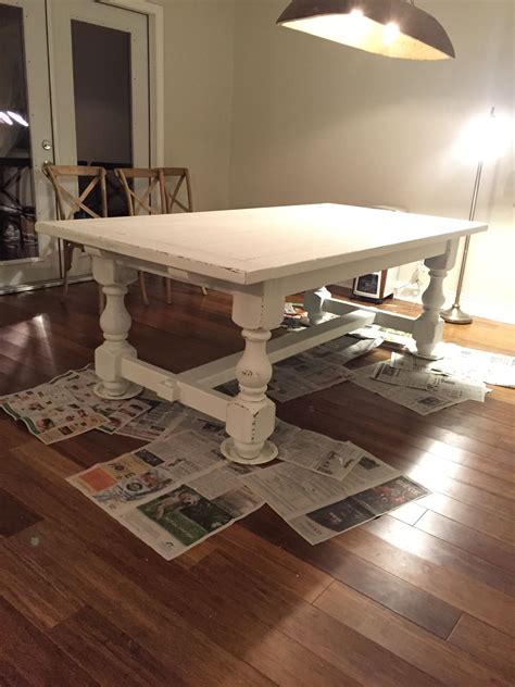 How To Paint A Table With Chalk Paint Farmhouse On The Bay Chalk Paint Dining Room Table