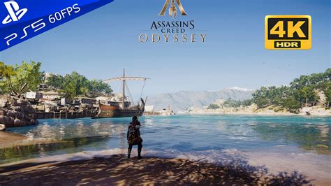 Assassins Creed Odyssey Ps5 4k 60fps Free Roam Gameplay Youtube