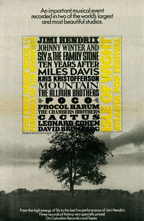 The First Great Rock Festival Of The Seventies — Isle Of Wight Atlanta Pop Festival 1971